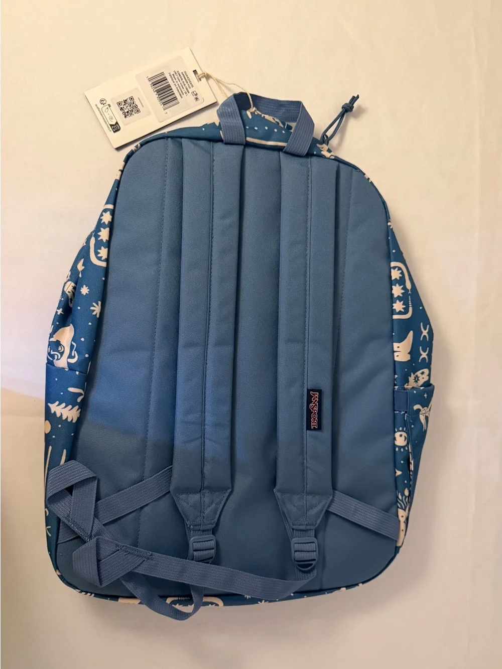 JanSport SuperBreak Plus Yeehaw Horse Blue Backpack NWT